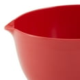 thumbnail image 2 of Plastic Melamine Bowl - 3 Quart Capacity - Red 9.75x8.5x4.87, 2 of 2