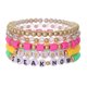 thumbnail image 3 of Juego de 14 pulseras de arcilla polimérica suave con diseño de rebanadas de colores variados de Taylor Swift, pulsera con diseño de abanico de Taylor Swift, joyería de cerámica suave para regalo, 3 of 5