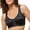 Black, variant on Jacenvly Sports Bras for Women Wireless Solid Push-Up Bra Women Bras Pack Breathable Soft Comfortable New Yoga Bras High Impact Bra