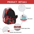 thumbnail image 4 of Marijuana Design School Backpack for Students - Durable Bookbag with Laptop Sleeve, Spacious Daypack for College and University, Excellent Gift for Enthusiasts, 4 of 6