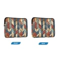 thumbnail image 7 of FORMRS 13"-13.3" Laptop Sleeve Protective Case Soft Carrying Quilted Computer Bag Cover, Beige Geometric, 7 of 7