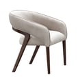 thumbnail image 3 of Houston Velvet Vanity Chair - Porcini/Walnut, 3 of 5