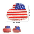 thumbnail image 3 of Independence Day Flag Hair Clip Patriotic Headdress Barrettes for Women and Girls, 3 of 4