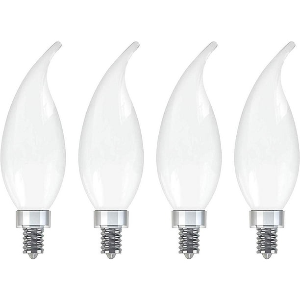 GE 2.8Watt (25Watt Replacement) 185 Lumens Soft White Candelabra Base