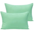 thumbnail image 6 of 2 Pack 14" x 20" Microfiber Toddler Pillowcases with Envelope Closure, Soft and Breathable Small Pillow Covers for Travel, Sea Green, ( Pillow not included ), 6 of 6