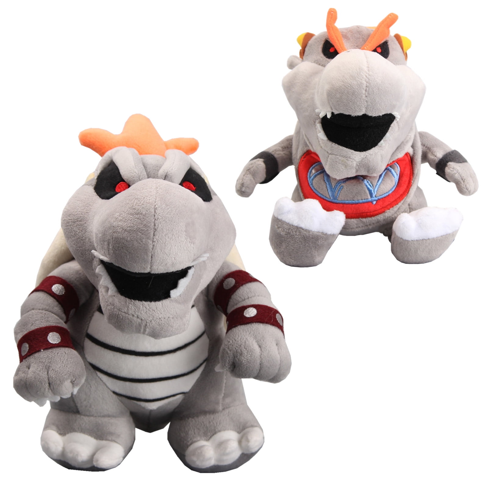 uiuoutoy Super Mario Bowser Jr. Plush Toy 7'' Baby Koopa Figure 