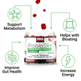 thumbnail image 2 of Force Factor ProbioSlim Keto ACV Gummies with Organic Apple Cider Vinegar & Probiotics for Bloating, Digestion & Metabolism, Apple Cider, 60 Gummies, 2 of 11
