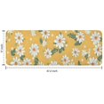 thumbnail image 7 of Yellow Daisy Flower Pattern Kitchen Rug Mat,Kitchen Runner Rugs Non Skid Washable,Decorative Kitchen Floor Mats for Kitchen,Sink,Laundry,17"x47.2", 7 of 7