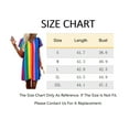 thumbnail image 2 of Whichone Women Summer Dresses V Neck Short Sleeve Casual Flare Sundresses Colorful Stripes Midi Dress S-XXL, 2 of 7
