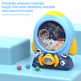 thumbnail image 2 of Lubelski Game Machine Arcade Game Machine Cartoon Dinosaur Spaceship Shape Marble Games Electronic Pinball Machine Handheld Games Toy, 2 of 8