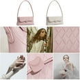 thumbnail image 4 of Decodeary Fashionable Soft PU Leather Shoulder Bag Stay In Style Gift Fashion Handmade Bag pink 1Set, 4 of 6