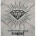thumbnail image 2 of Shine Bright Diamond Cute Positive Womens Slim Fit Graphic Tee Brisco Brands L, 2 of 5