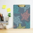 thumbnail image 6 of Coolnut Sea Turtle Clipboard, Acrylic Standard A4 Letter Size Clip Board with Low Profile Clip for Office, Classroom, Doctor, Nurse and Teacher, 12.5"x9", 6 of 7