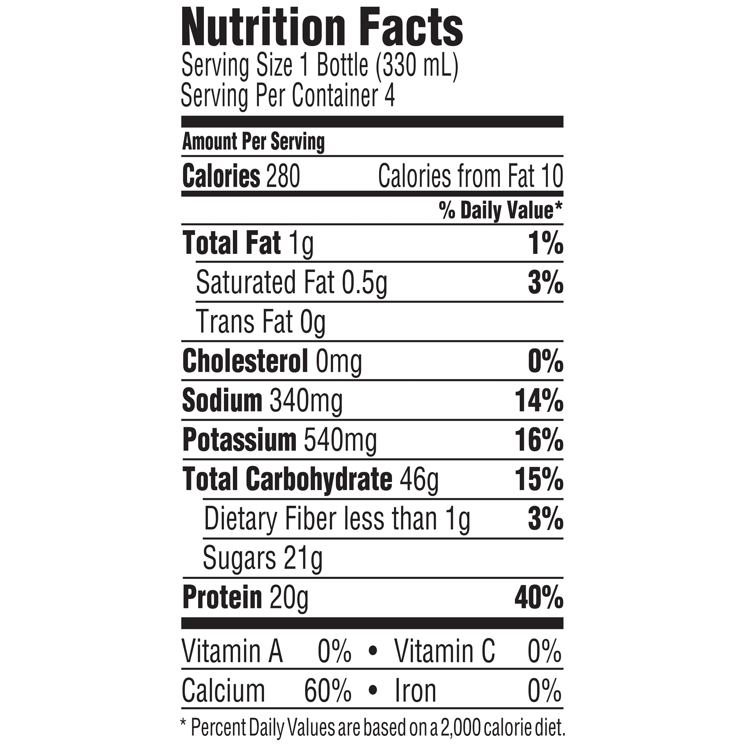 Gatorade Recover Protein Shake, Vanilla, 11.1 oz Bottle