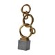 thumbnail image 1 of Estatua de anillo circular de resina, figura para decoración del hogar, obra de arte, escultura, adorno de mesa para pasillo, oficina, sala de estar, Estilo C, 1 of 8