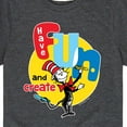 thumbnail image 3 of Dr. Seuss - Cat In the Hat Have Fun And Create - Toddler And Youth Short Sleeve Graphic T-Shirt, 3 of 6