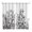 Black White, variant on Wildflower Leaf Kitchen Curtains 63 Inch Length, Brown Floral Botanical White Watercolor Grommet Top Bedroom Living Room Curtains, Light Filtering Cafe Curtain Drapes 2 Panels Set 104''x63''