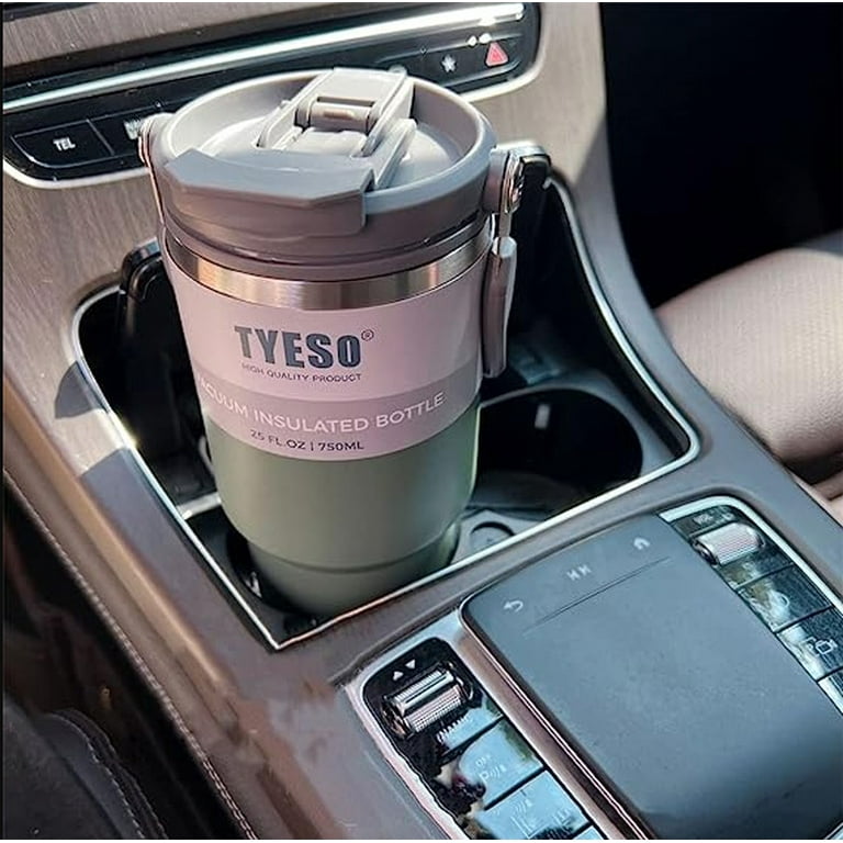 Tyeso Coffee Cup Thermos Bottle Stainless Steel Double-layer Insulation  Cold And Hot Travel Mug Vacuum