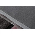 thumbnail image 5 of MDA Home Mateos Shag Gray/Pink Geometric Polyester Area Rug - 8' x 10', 5 of 8