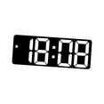 thumbnail image 3 of Reloj de pared digital BLESIY Despertador digital LED Blanco, 3 of 8