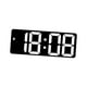 thumbnail image 3 of Reloj de pared digital BLESIY Despertador digital LED Blanco, 3 of 8