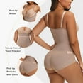 thumbnail image 6 of Vaslanda V Neck Bra Bodysuit Shapewear for Women Tummy Control Waist Trainer Full Body Shaper Butt Lifter Briefs Jumpsuit Tops, 6 of 7