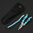 thumbnail image 2 of Hvmvliv Fishing Pliers 4.92x1.57in Stainless Steel Fishing Pliers with Sheath, Hook Removers, Fishing Pliers Outdoor Fishing Supplies Blue, 2 of 9