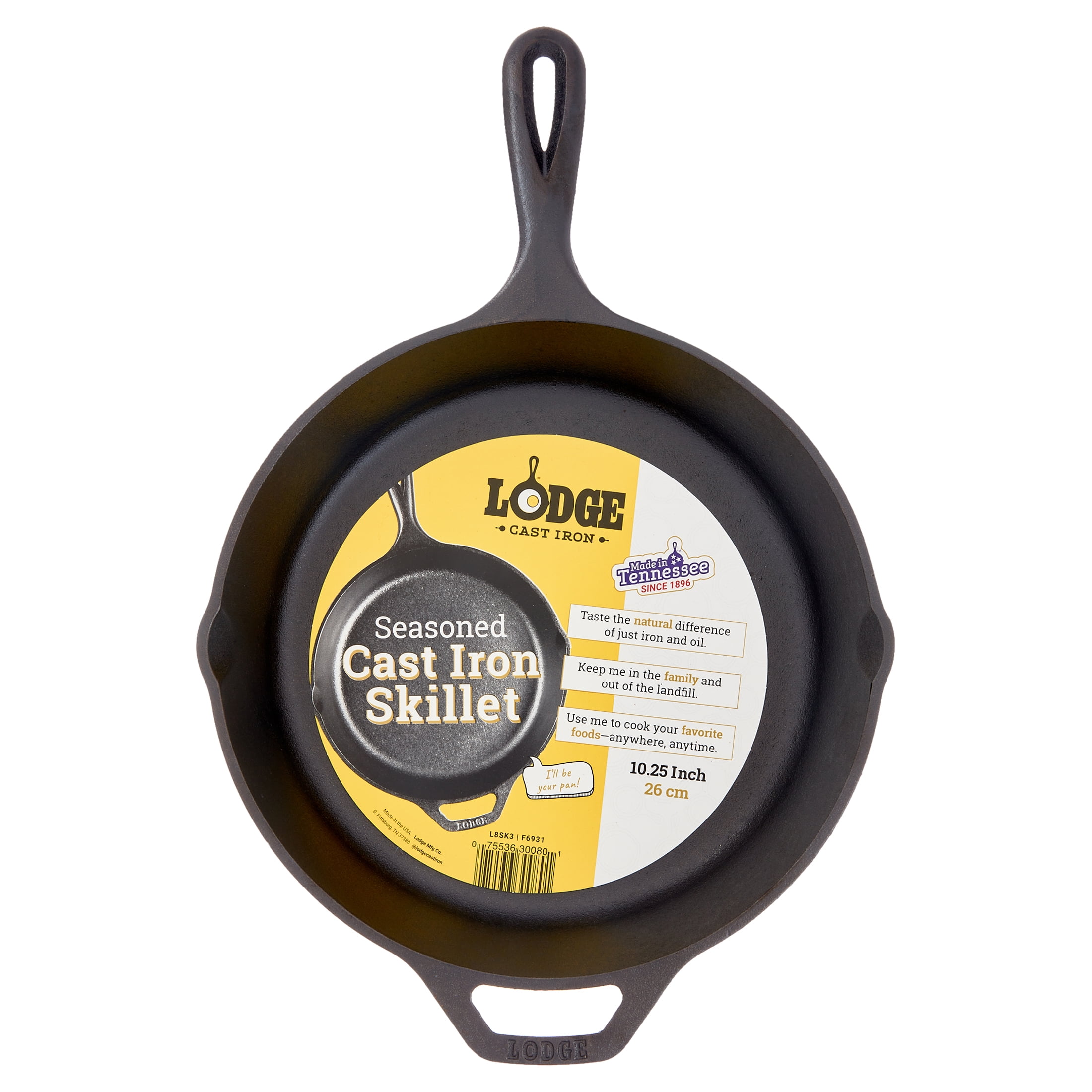 Lodge, Cast Iron Deep Skillet, 10.5