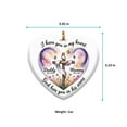 thumbnail image 5 of God Has You in His Arms I Have My Christmas Ornament Gift for Loss of Loved One, Remembering Dad Mom Grandparents in Heaven Christmas Ornament 2025, Custom Name Text Year in L, 5 of 5