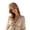 Khaki, variant on Bohemian Beach Fedora for Travel Lightweight Handmade Hat with Pearl Trim Cap Style Ideal for Summer and Relaxed Resort Outings, White