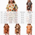 thumbnail image 3 of UAYOTSE Kids Collared Satin Pajama Set, Easy Button‑Front Short‑Sleeve Top and Sleep Shorts, Soft Loungewear for Girls All‑Season Use Size 8-9 Years, 3 of 5