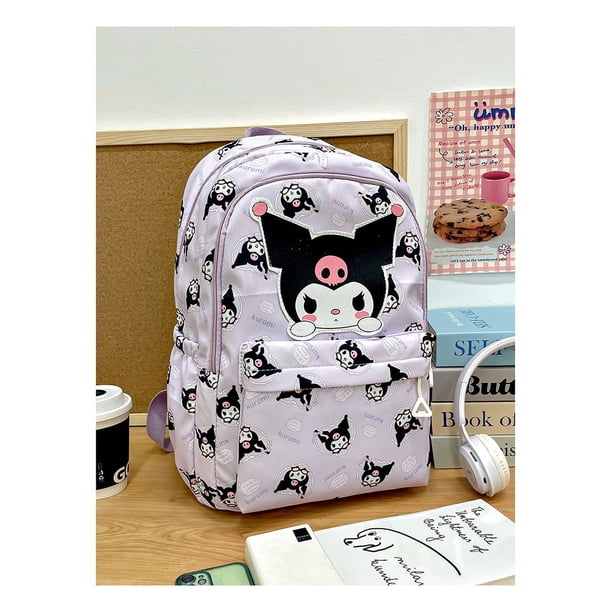 Sanrio Hello Kitty Kuromi mochila para niños estudiantes de escuela primaria 1-3-6 grado reductor de carga mochilas escolares de gran capacidad niña