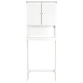 thumbnail image 5 of Country Two Door Over the Toilet Cabinet, Adjustable Shelf, Espresso, 5 of 11
