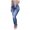 Blue, variant on Vedolay Pants Women High Waisted Denim Pants Casual Summer Frayed Hem Jeans Blue,S