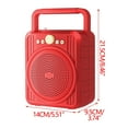 Portable AM FM Radio, Bluetooth 5.0 Radio 5 Watts Loud Speaker,FM Radio ...