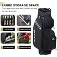 thumbnail image 2 of MAZEL Golf Cart Bag with 7-Way Full Length Dividers Top and 9 Pockets,Lightweight Golf Club Bag for Men & Women, 2 of 6