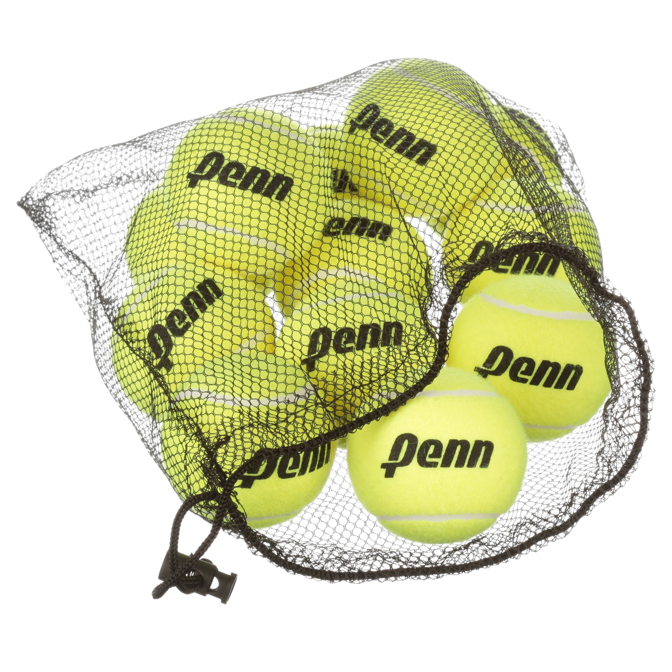 12 Balls Included Penn Pressureless Mesh Carrying Bag of Training Tennis Balls 