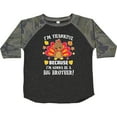 thumbnail image 3 of Inktastic Thanksgiving I'm Thankful Because I'm Gonna Be a Big Brother Boys or Girls Toddler T-Shirt, 3 of 5