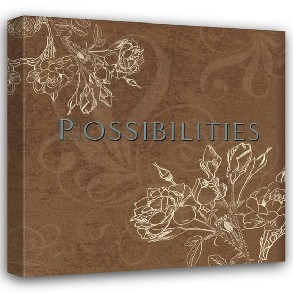 Jan Tanner 28x28 Gallery Wrapped Canvas Wall Art Titled - Possibilities