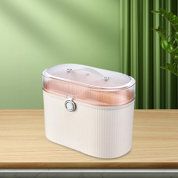 Caja de Almacenamiento BLESIY Multifuncional 2 Compartimentos con Tapa y Asa Portátil
