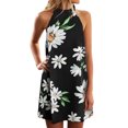 thumbnail image 2 of SMihono Robe d'Été pour Femmes Grande Taille Robe d'Été Sans Manches à Fleurs Décontractée à Bretelles Imprimé Mini Robe, 2 of 6