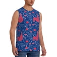 thumbnail image 2 of Balery Chicken and Rooster Camisetas sin mangas para hombre, absorbe la humedad y protege contra el mal olor.-XX-Large, 2 of 7