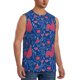 thumbnail image 2 of Fotbe Chicken and Rooster Men's Camiseta sin Mangas Estampada para Hombres, Playera Casual para Gimnasio, Entrenamiento, Playa-Medium, 2 of 7