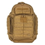 5.11 Work Gear RUSH72 Backpack, Molle Bag Rucksack Pack, 55 Liter, Flat Dark Earth, 1 SZ, Style 58602