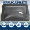 thumbnail image 5 of Kojem 26" x 18" Tinted RV Skylight Cover for Travel Trailer RV Camper Truck # 12080, 5 of 12