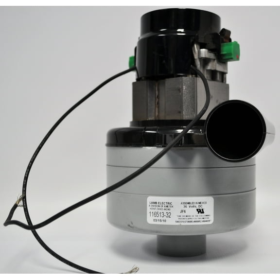 Ametek Lamb 5.7 Inch 36 Volt B/B 3 Stage Tangential Bypass Motor 116513-32