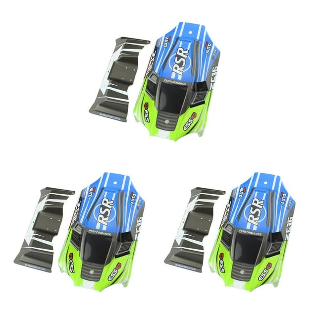 Vogacara 1/14 RC Car Body Shell Set Modelo decorativo portátil Vehículo Marco Accesorios automotrices Reemplazo para WLtoy 144001-1335 Verde Type1 NO1 Vogacara CBP163639