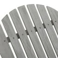 thumbnail image 7 of Afuera Living 34"W Outdoor Eucalyptus Wood Adirondack Chair in Gray, 7 of 7