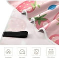 thumbnail image 3 of GZHJMY 30x60In Absorbent Quick Drying Beach Towel, Delicate and Easy to Wipe, for Beach Swimming Pools, Bathrooms, Travel and Sports with Mesh Storage Bag-Strawberry Summer, 3 of 7
