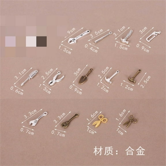 WEUVEB Creative Dark Brown Alloy Pendant Necklace Accessories for Jewelry Making and Craft Projects